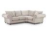 Grey Fabric Windsor Fullback Right Hand Facing Corner Sofa