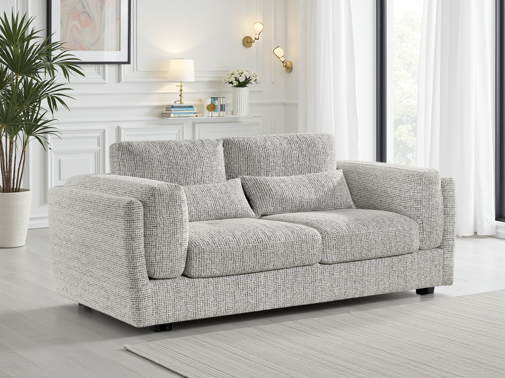 Bari Sofa Grey 3 Seater - Ready2Go Furniture