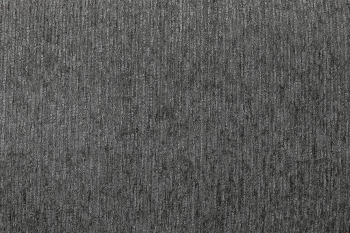 Grey Chenille Fabric Upholstered 2 Seater Sofa