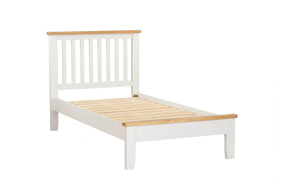 Cashmere Wooden Oak Trimmed Single Bed Shaker Style Legs