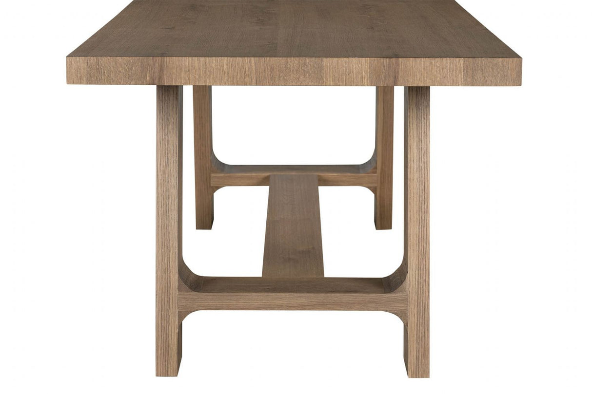 Rustic Oak Rectangular Large Dining Table 190cm