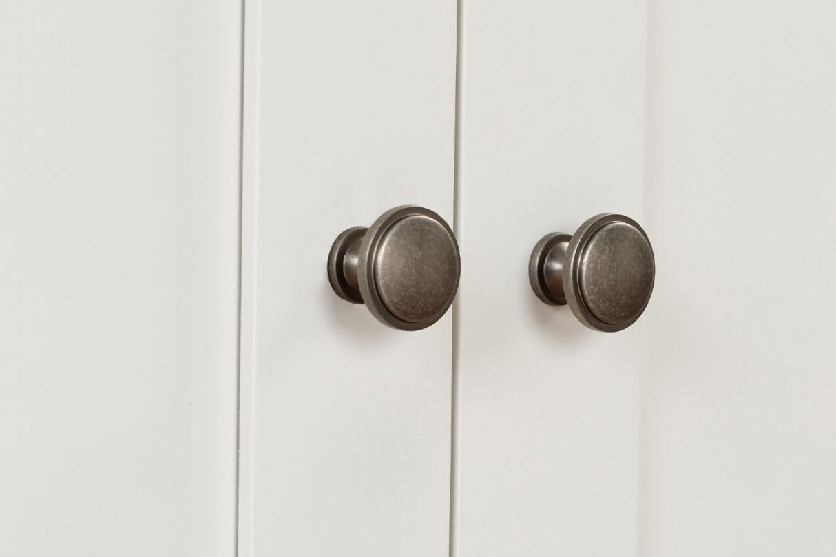 Cashmere Wooden 2 Door Small Sideboard with Oak Top