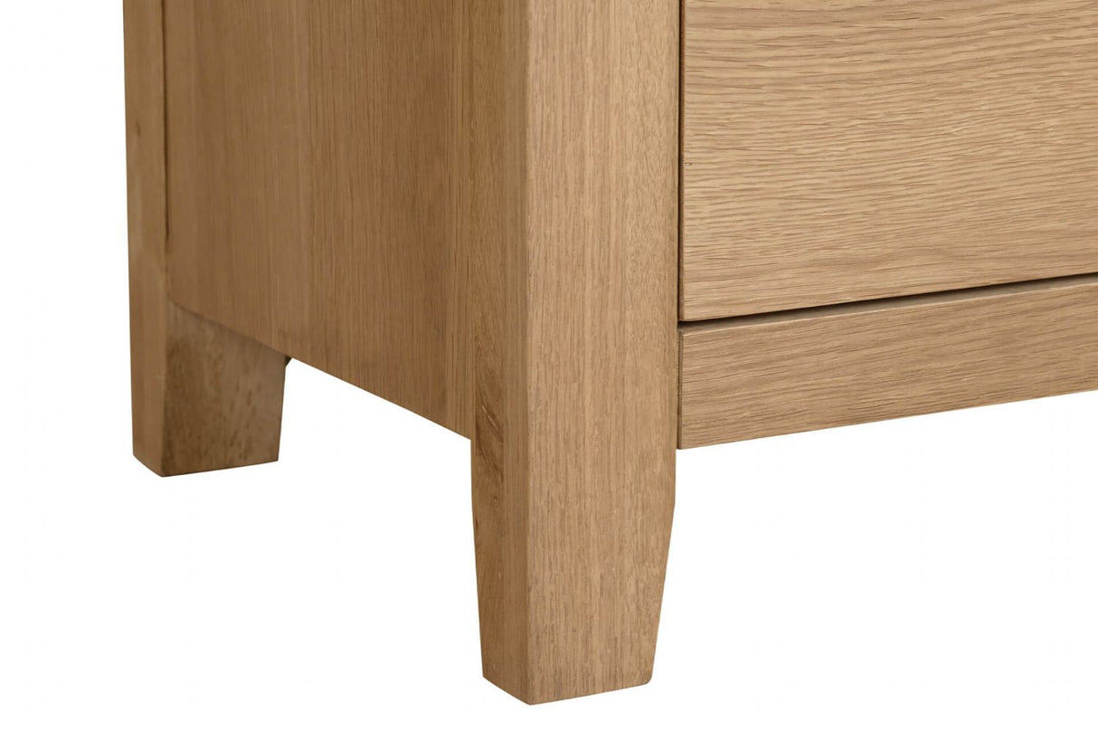 Natural Oak Country Chic 6 Drawer Dressing Chest