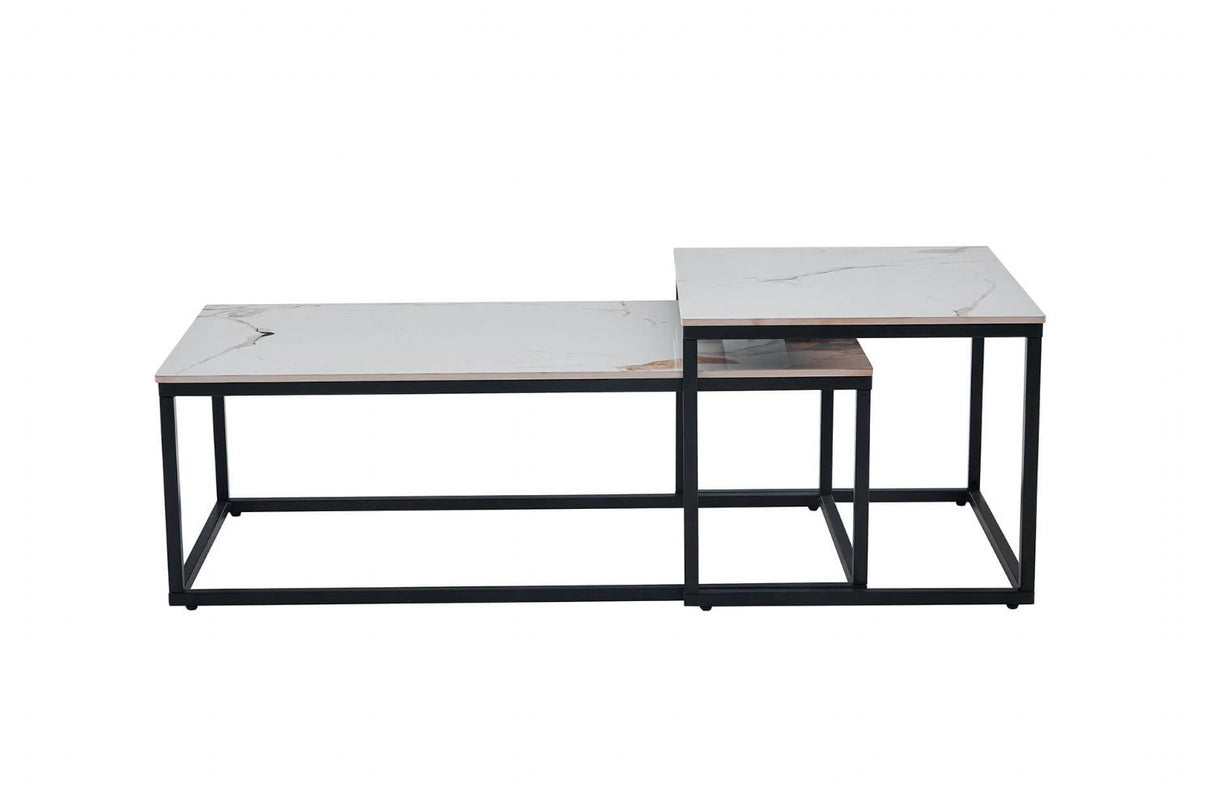 Cody Coffee Table Set White