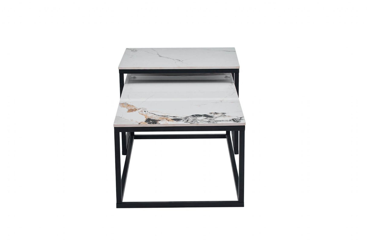 Cody Coffee Table Set White