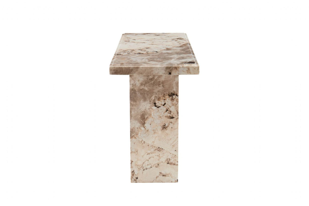 Artemis Console Table Mottled Mocha