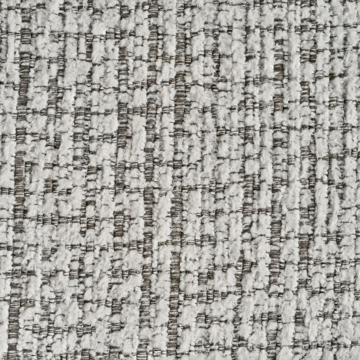 Grey Chenille Fabric 2 Seater Sofa with Chunky Arm Cushions