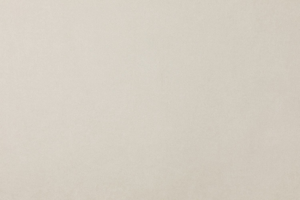 Beige Fabric U Shape Corner Sofa Black Feet