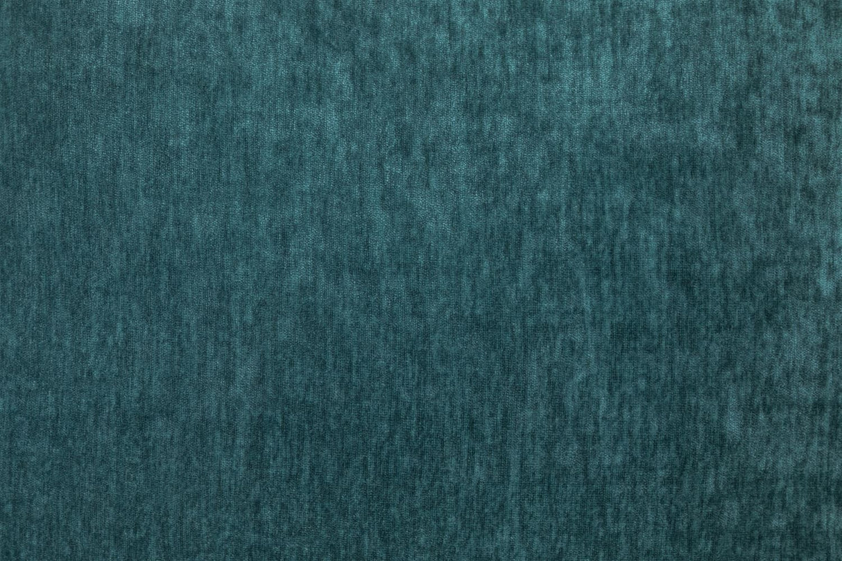 Teal Blue Fabric Large Pillow Back Corner Sofa