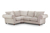 Stone Fabric Left Hand Facing Fullback Corner Sofa