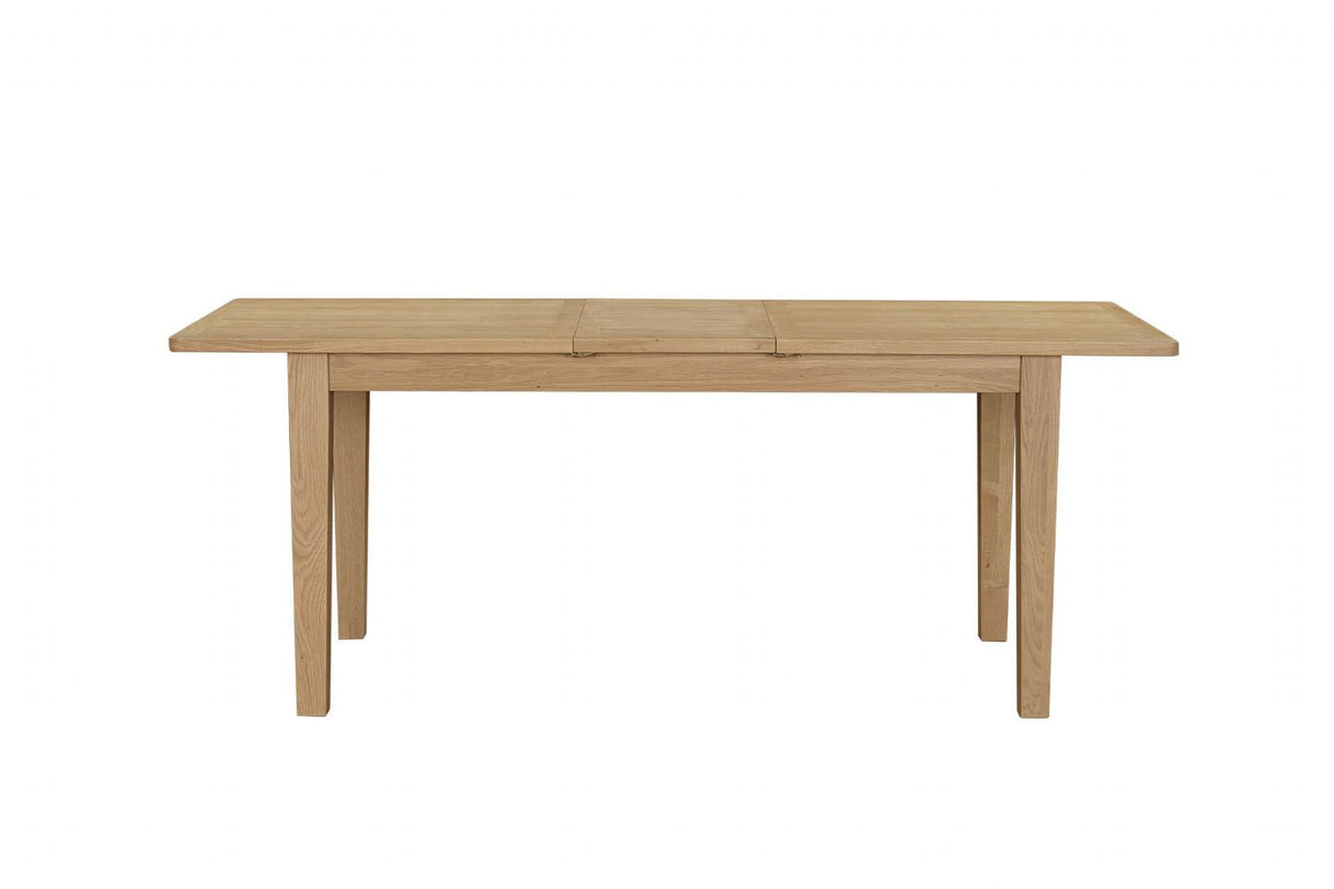Natural Oak Extending Dining Table with Shaker Leg 1.6 to 2m