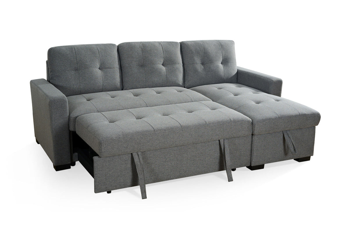 Alder Sofabed Grey Universal Corner - Ready2Go Furniture