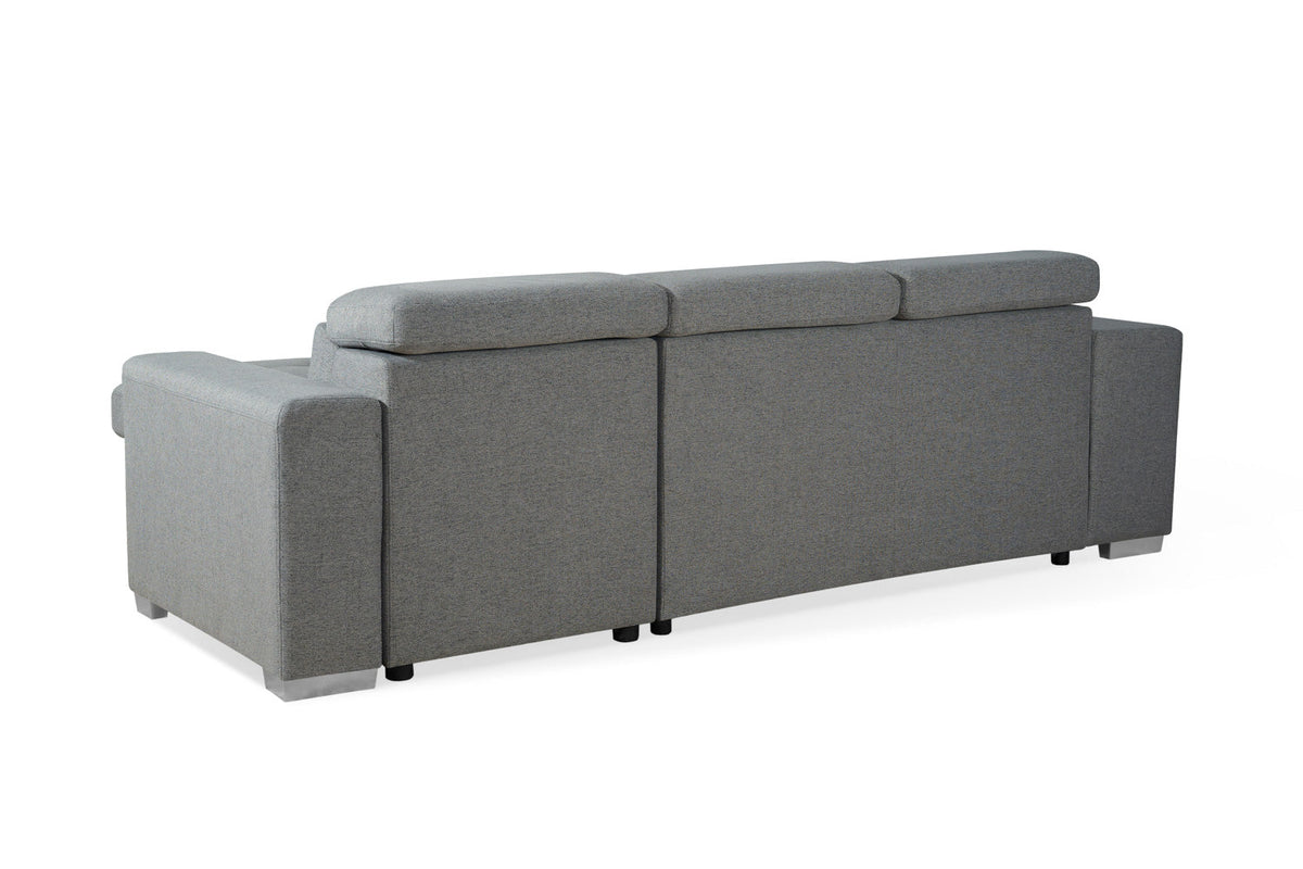 Artemis Sofabed Grey Universal Corner - Ready2Go Furniture