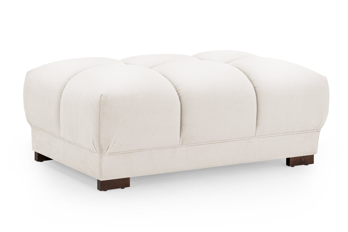 Azzuro Sofa Cream Footstool - Ready2Go Furniture