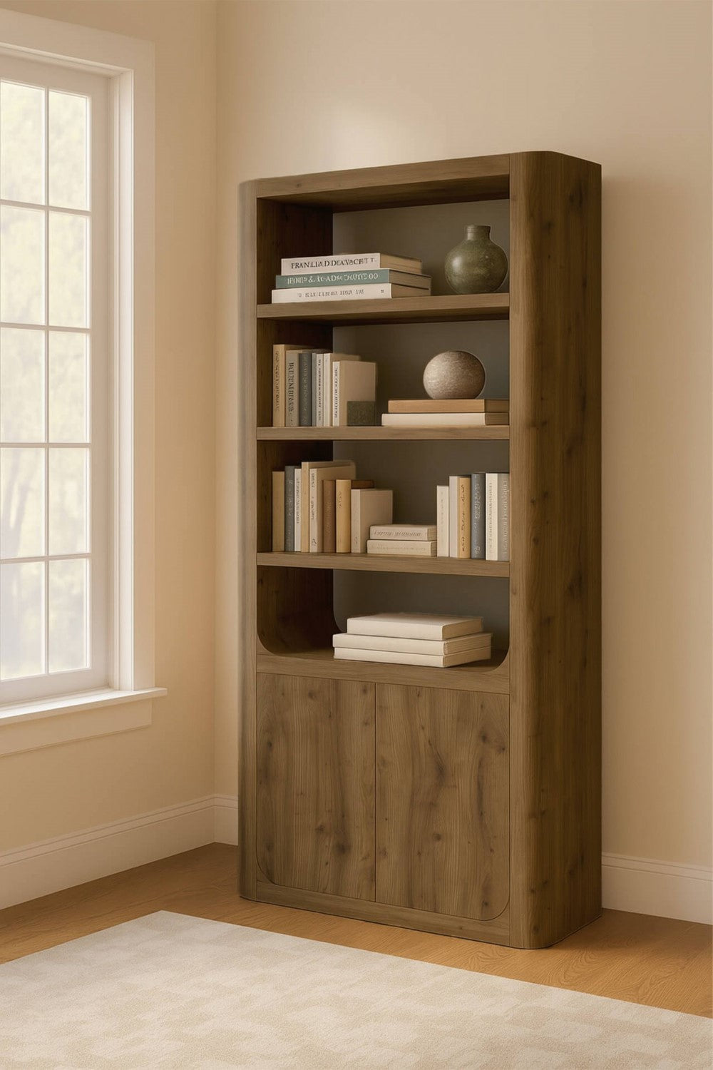 Massimo Tall Cabinet Cashew