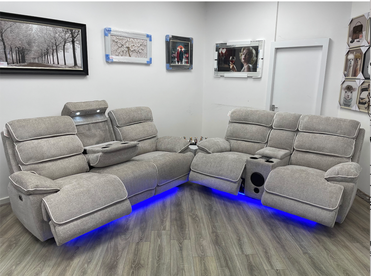 Luna Smart Electric Recliner Sofa Set 3+2