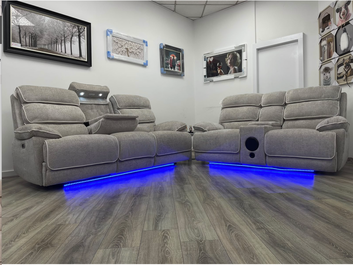 Luna Smart Electric Recliner Sofa Set 3+2