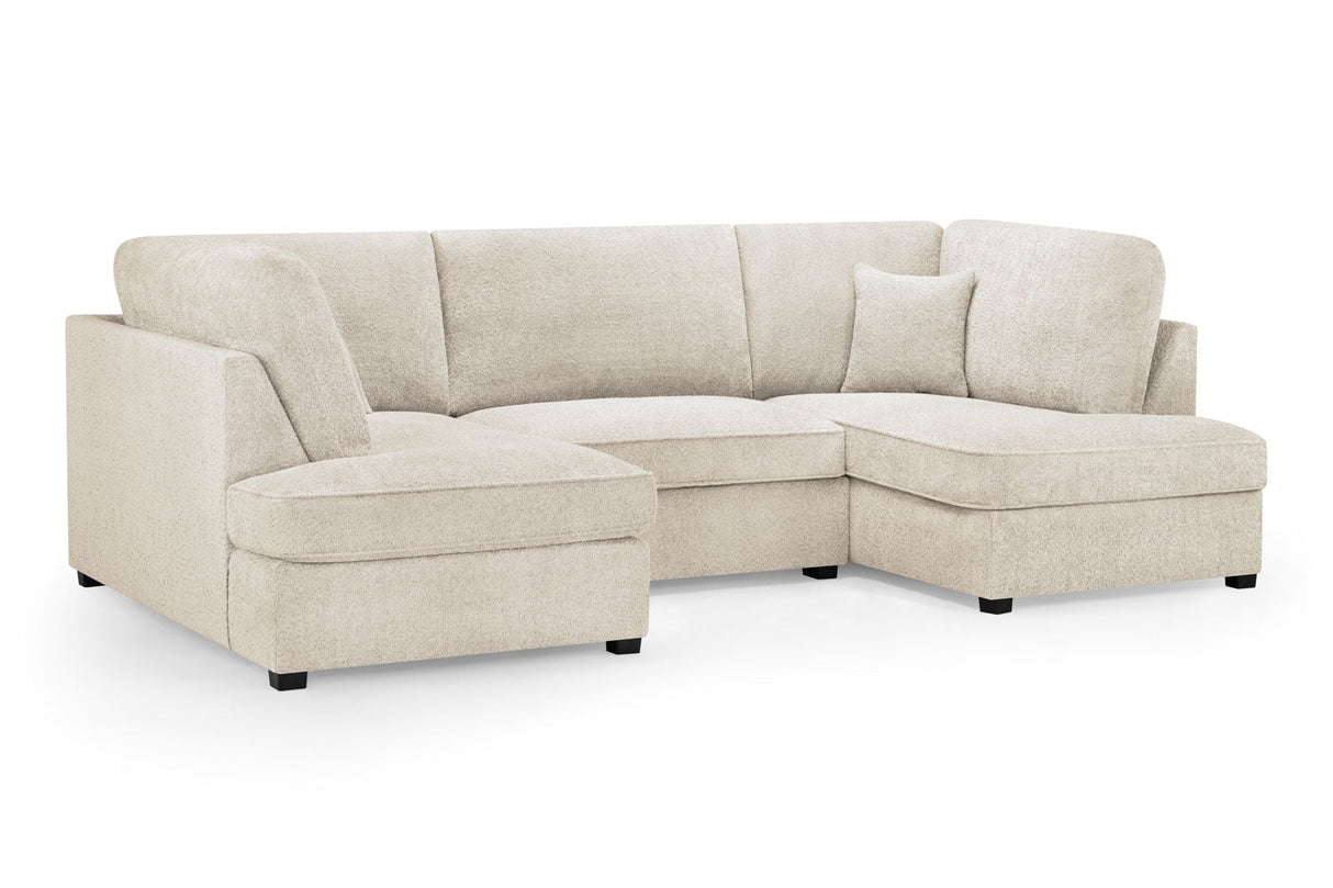 Pisa Boucle U Shape Corner Sofa – Modern & Luxurious Comfort - Ready2GoFurniture
