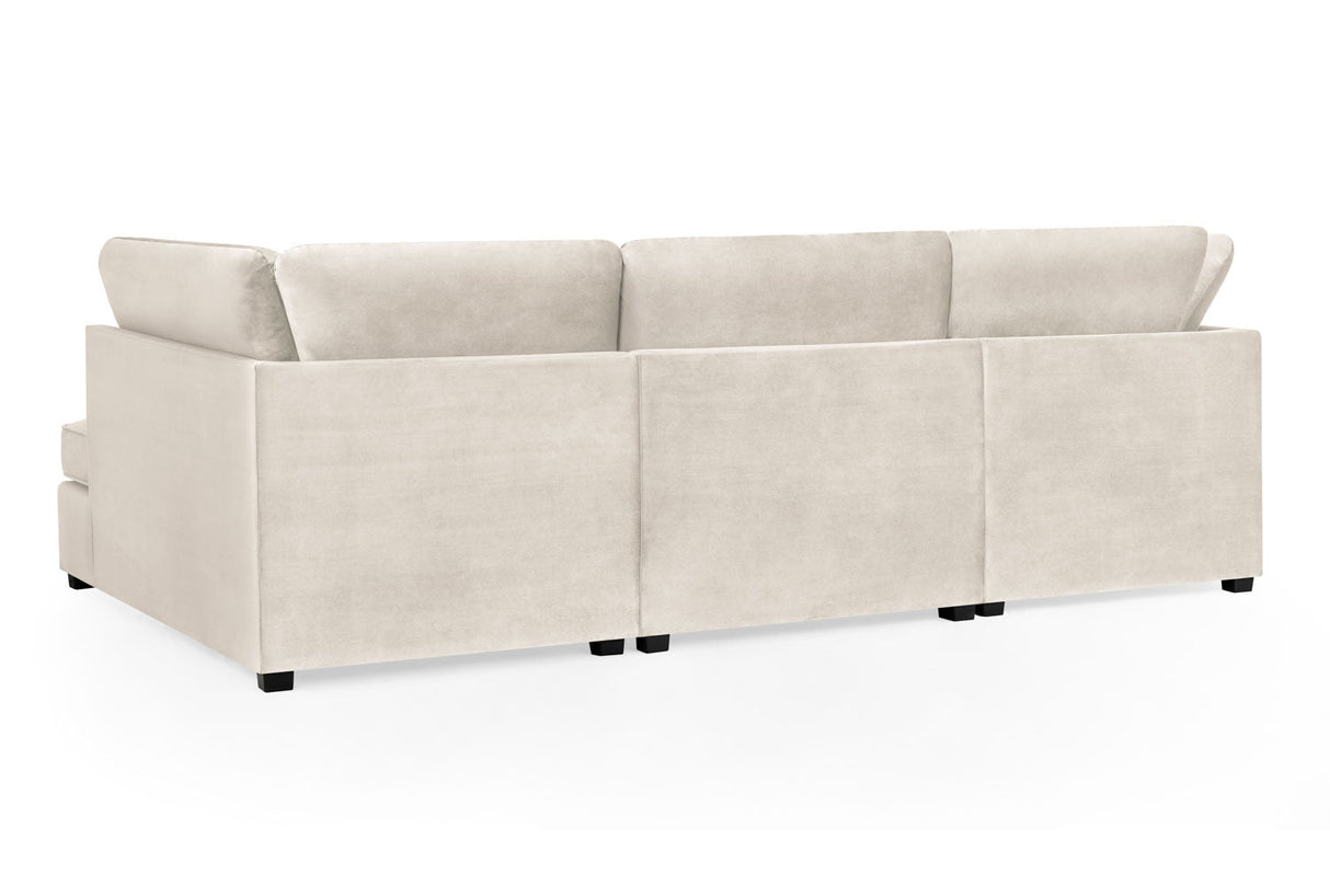 Pisa Plush U Shape Corner Sofa – Spacious & Luxurious Comfort - Ready2GoFurniture