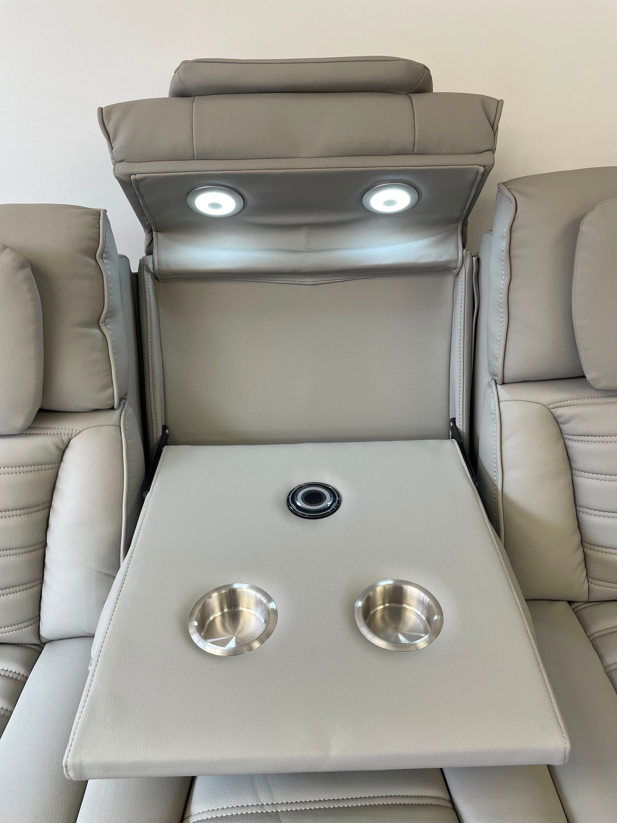 Hermes 3+2 Electric Recliner Sofa Set with LED Lights & Wireless Charging