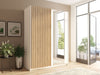 Dalia Sliding Wardrobe White Oak 150cm