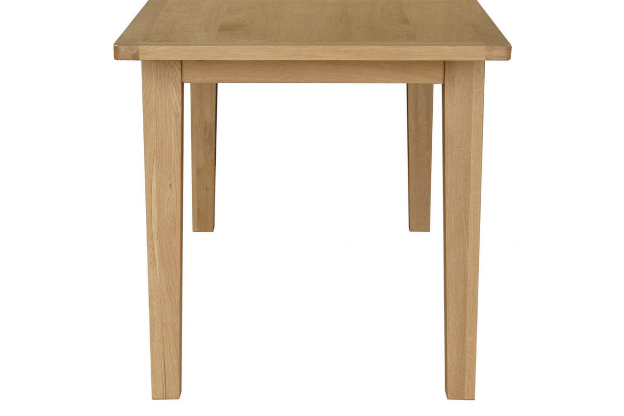 Natural Oak Extending Dining Table with Shaker Leg 1.6 to 2m