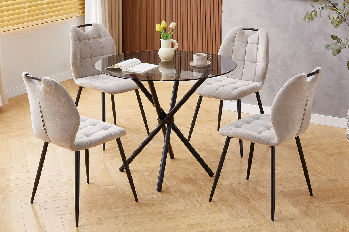 Orrin Dining Table 900 Black