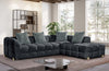 Genoa Sofa Charcoal Right Hand