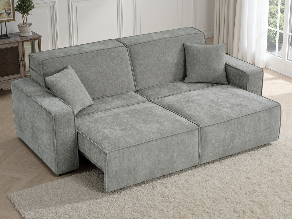 Houston Electric Sofabed Grey 3 Seater - Ready2Go Furniture