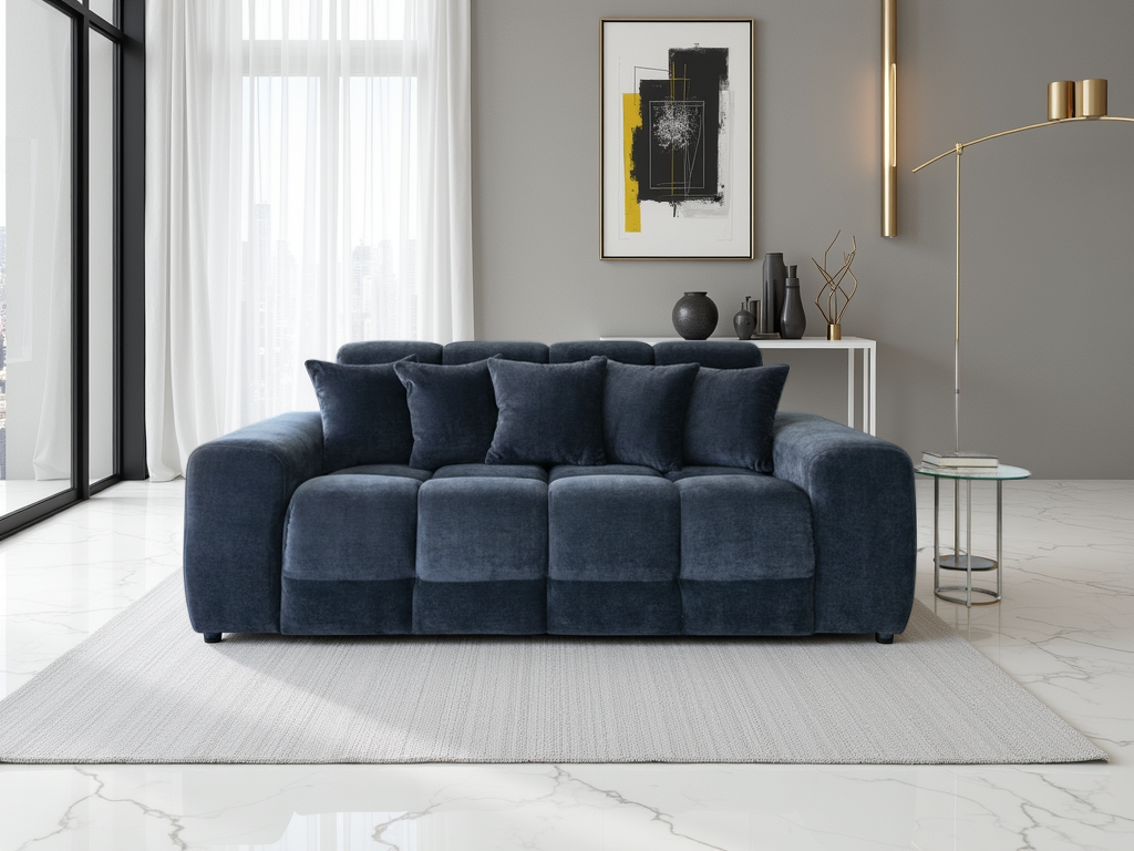 Jacob Sofa Black 3 Seater