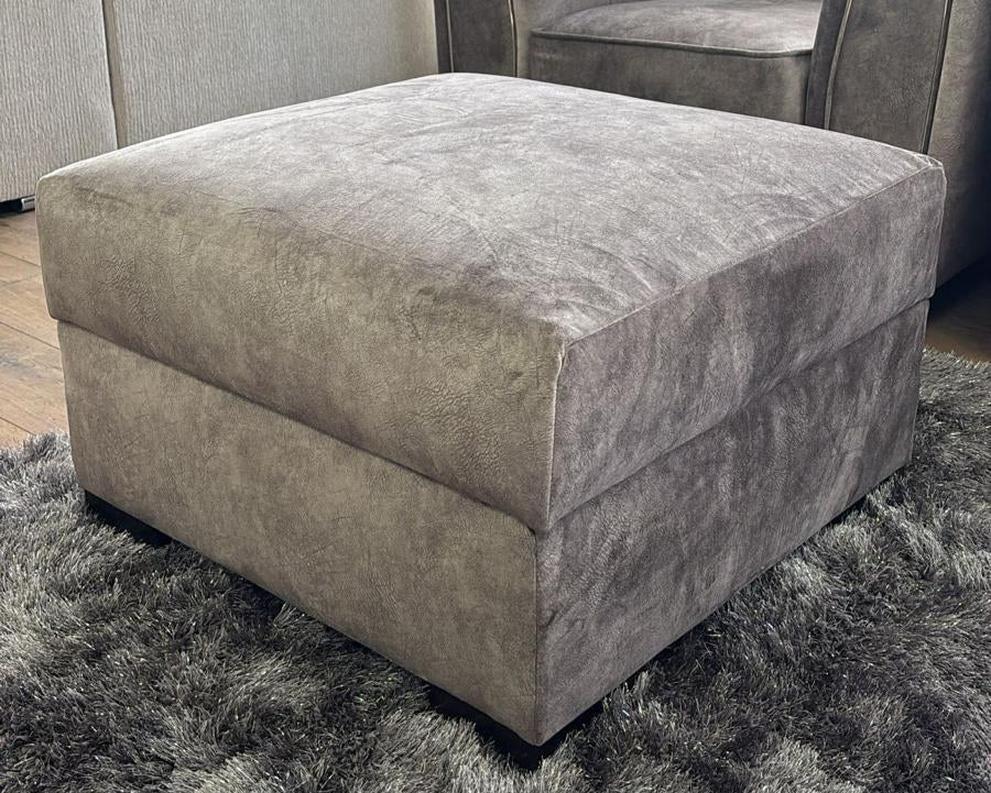 Serena Sofa Brown Footstool - Ready2Go Furniture