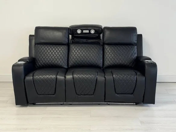 Florida 3+2 Electric Recliner Sofa Set Aire Leather