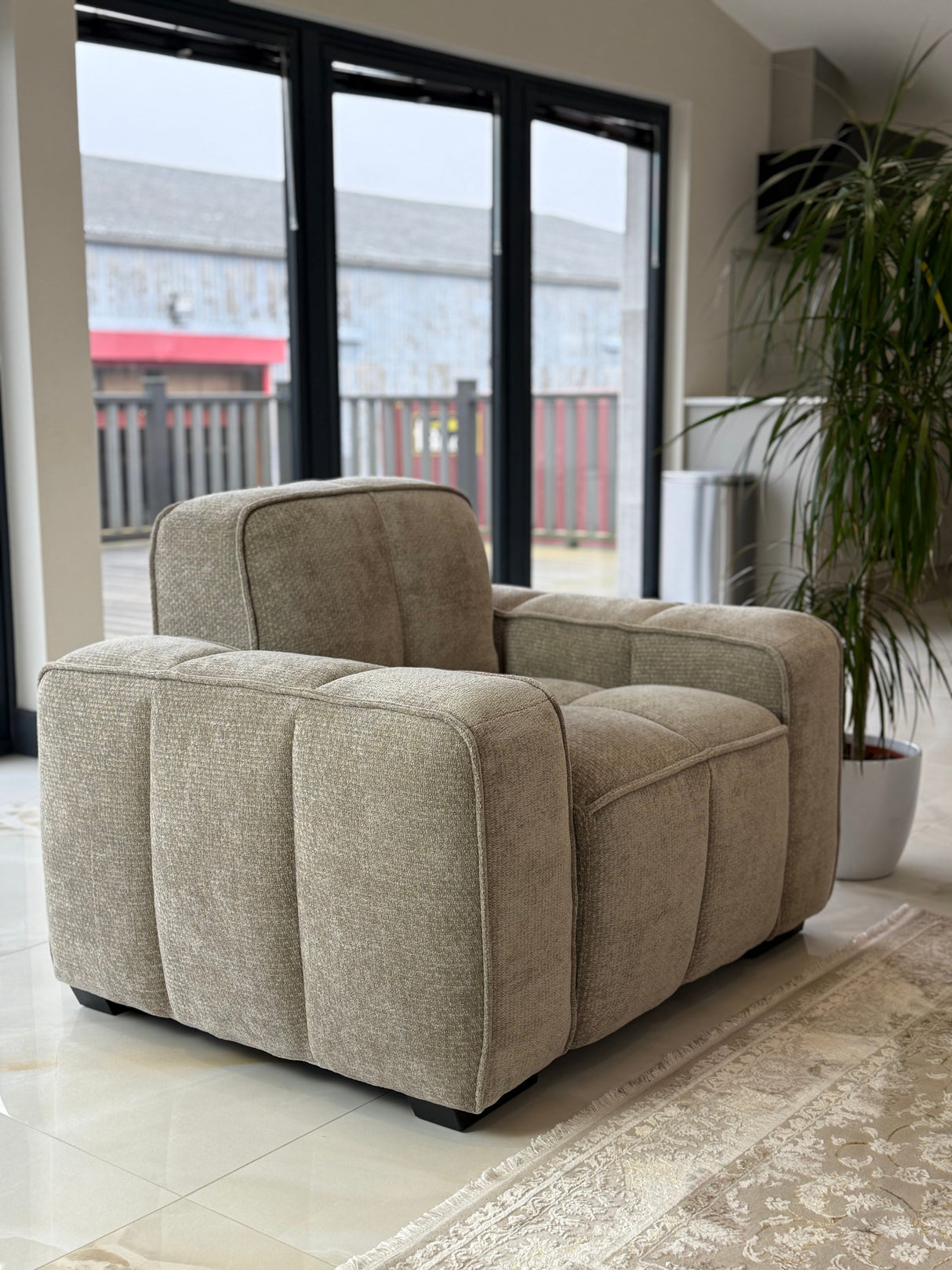 Paris Sofa Beige Armchair - Ready2Go Furniture