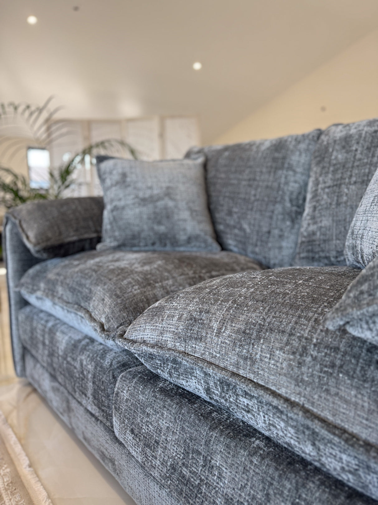 Solaya Sofa Grey 3 Seater - Ready2Go Furniture