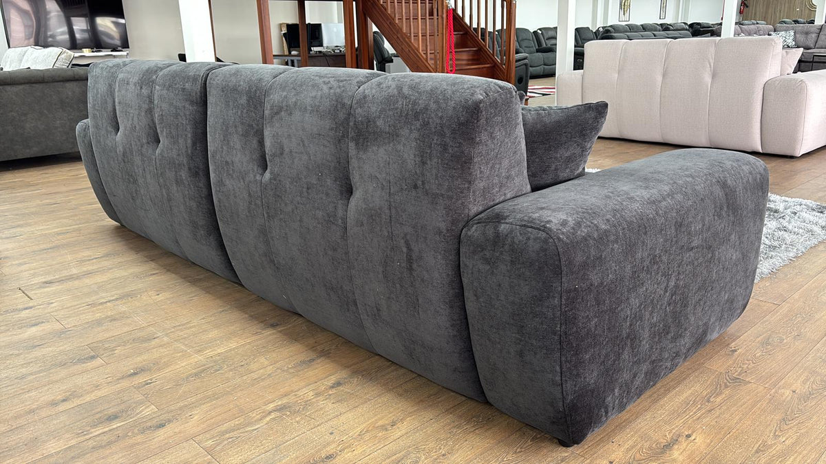 Jacob Sofa Black 4 Seater