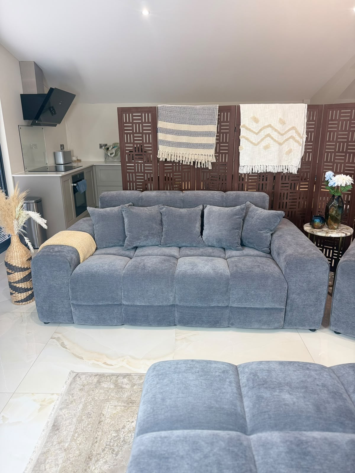 Jacob Sofa Grey 3 Seater