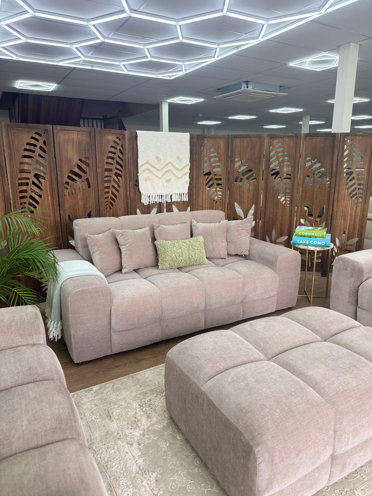 Jacob Sofa Latte 3 Seater