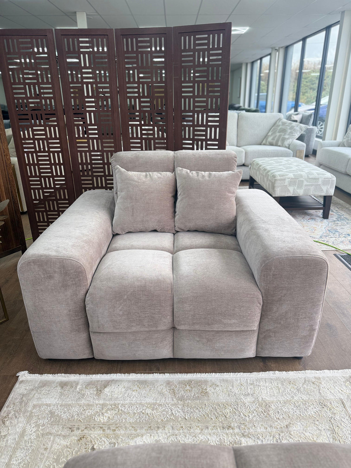 Jacob Sofa Latte Armchair