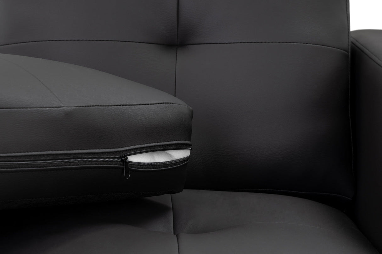 Scottsdale 3 Seater Sofa – Modern Faux Leather Comfort - Ready2GoFurniture