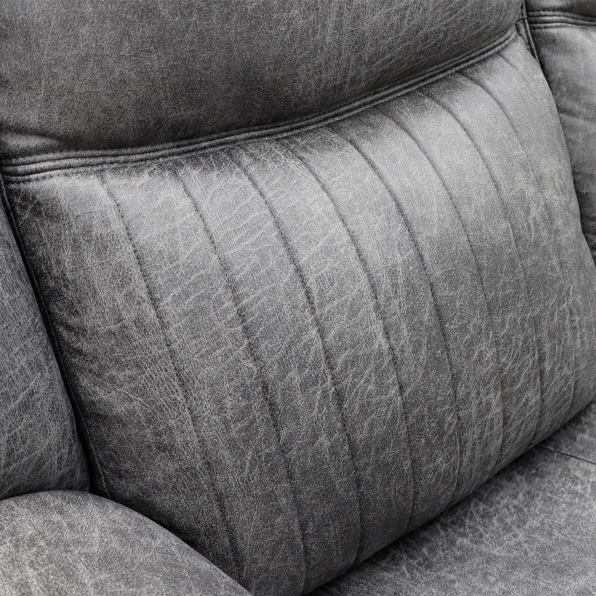 Leon Electric Recliner Sofa Grey 3 Seater - Ready2Go Furniture