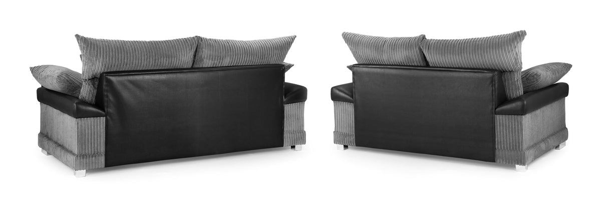 Arles 3 & 2 Seater Sofa Set – Cosy Jumbo Cord Comfort - Ready2GoFurniture