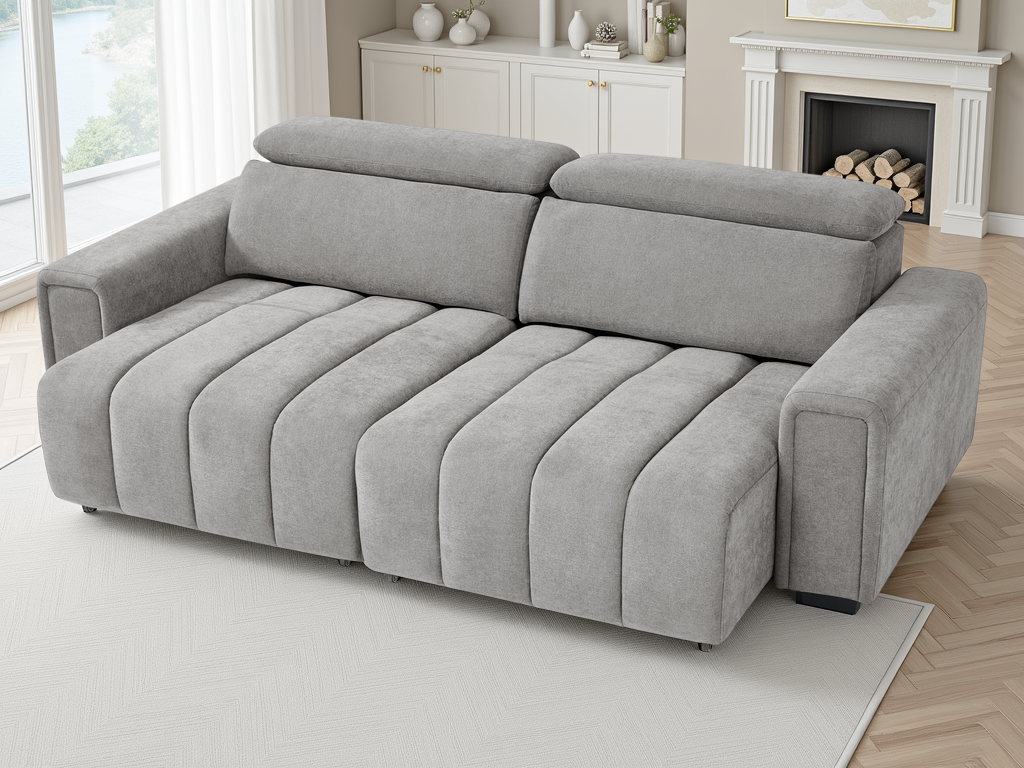 Molly Electric Sofabed Grey 3 Seater - Ready2Go Furniture