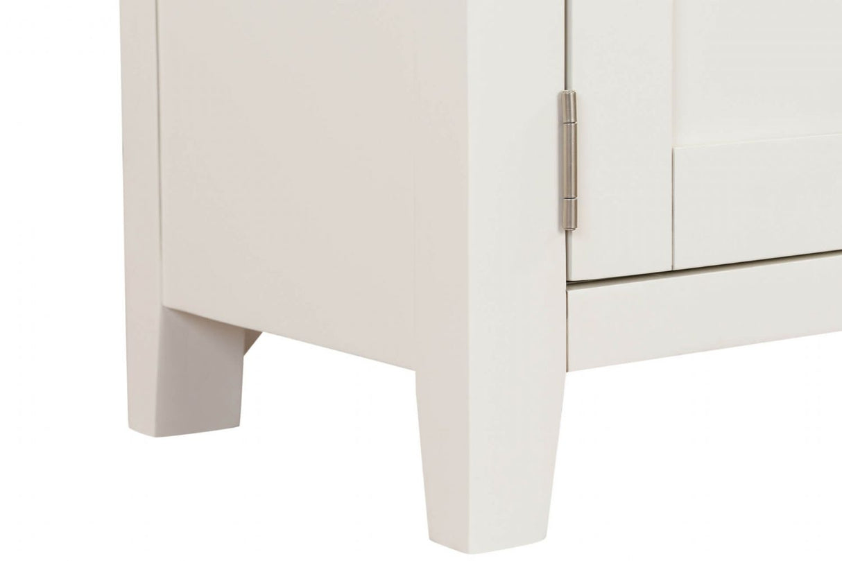 Cashmere Wooden 2 Door Large TV Unit Oak Top