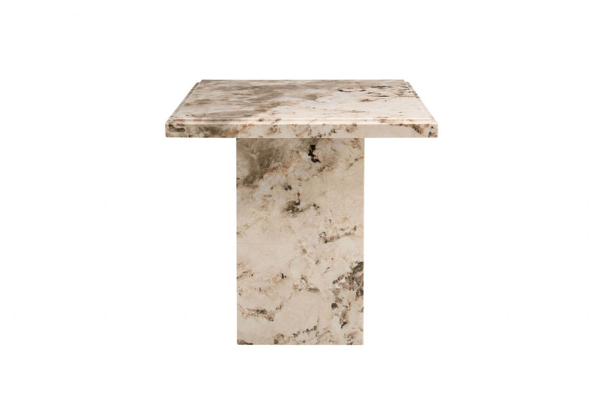 Artemis Lamp Table Mottled Mocha