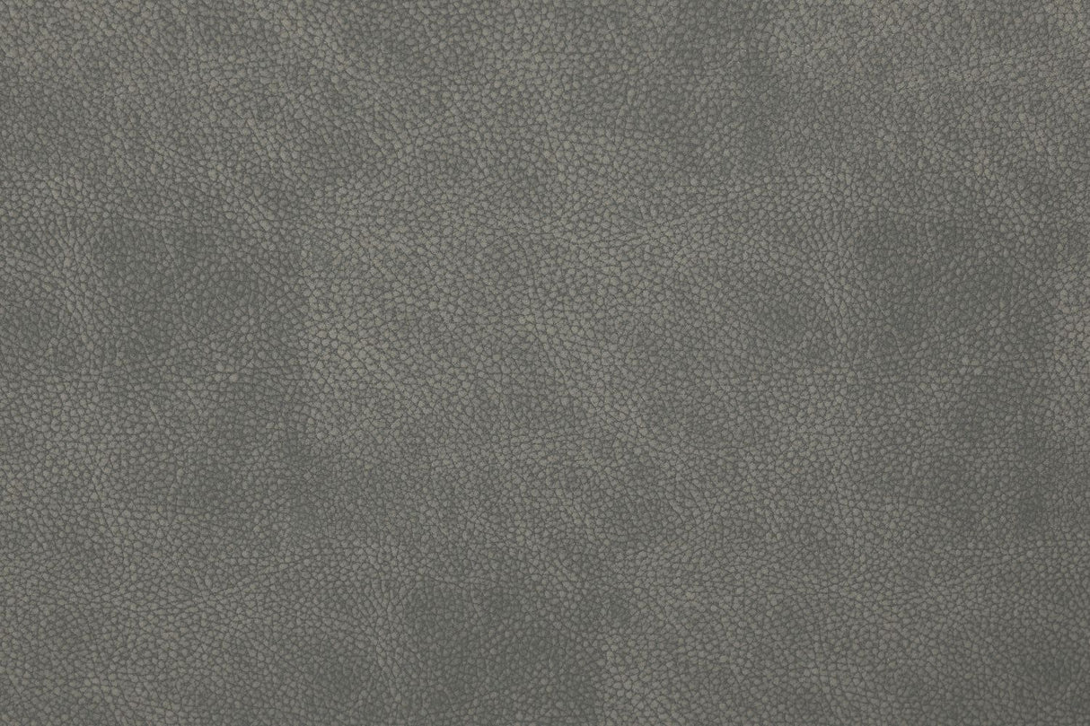 Grey Leather Effect Manual Recliner Armchair