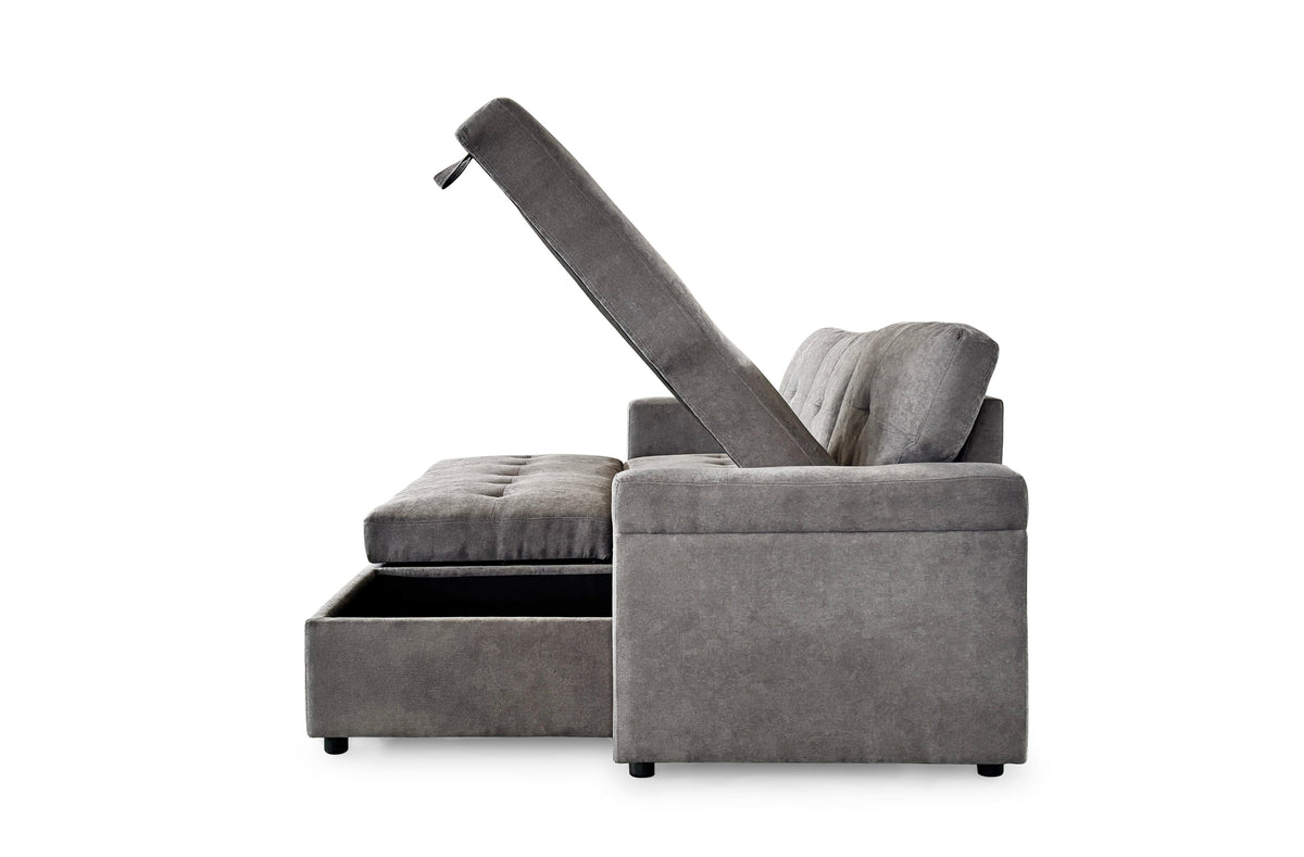 Omniya Sofabed Grey Universal Corner