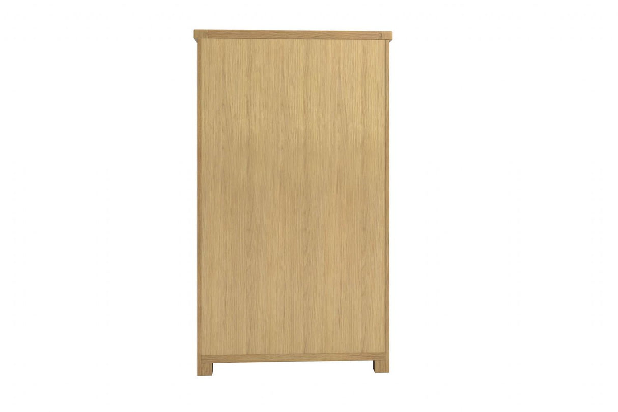 Natural Oak 2 Door 1 Drawer Large Full Shelving Larder