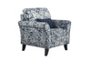 Pippa Accent Chair Navy (Nett)