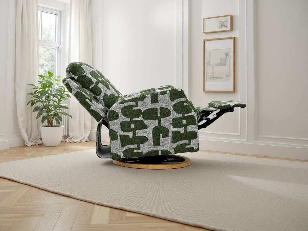 Seville Electric Reclining Chair Green - Ready2Go Furniture
