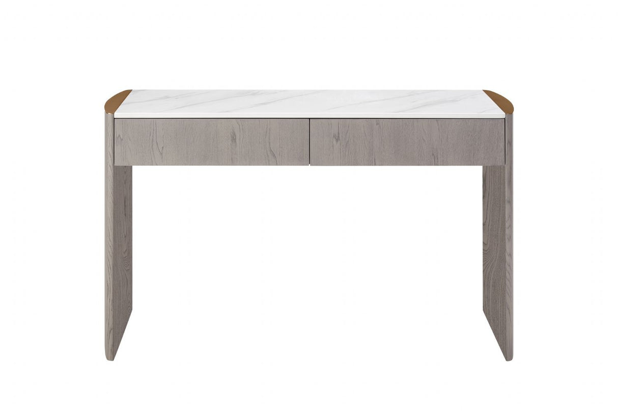 Mondello Dressing Table 2 Drawer Washed Oak